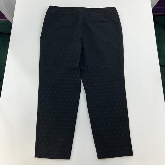 Talbots Heritage Womens Black High Rise Elastic Waist Pull On Ankle Pants Sz 16P - Picture 6 of 9